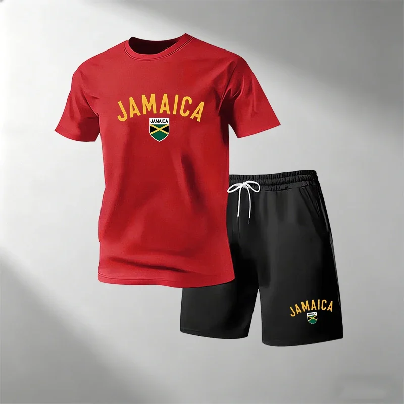 Outdoor Sports Leisure - JAMAICA Letnie zestawy casualowych koszulek męskich