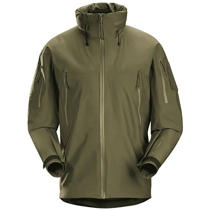 Outdoor Sport Windbreaker - Męska kurtka outdoorowa typu hardshell, wiatroodporna,