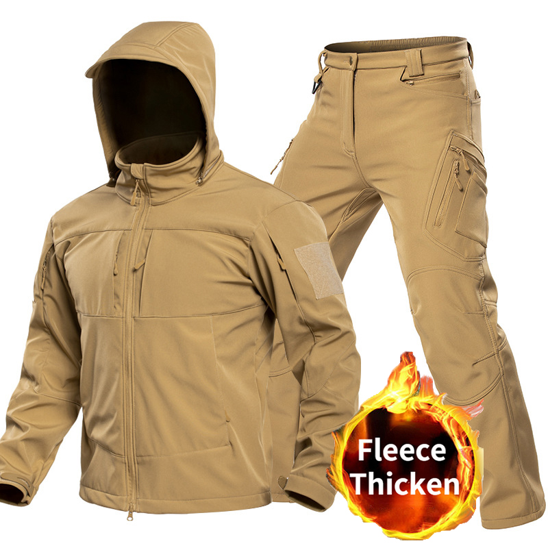 Outdoor Sport Jacket - Męski taktyczny komplet softshellowy na zewnątrz