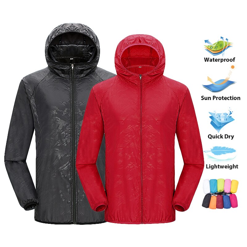 Outdoor Sport Windbreaker - na kurtka turystyczna LNGXO unisex mężczyźni