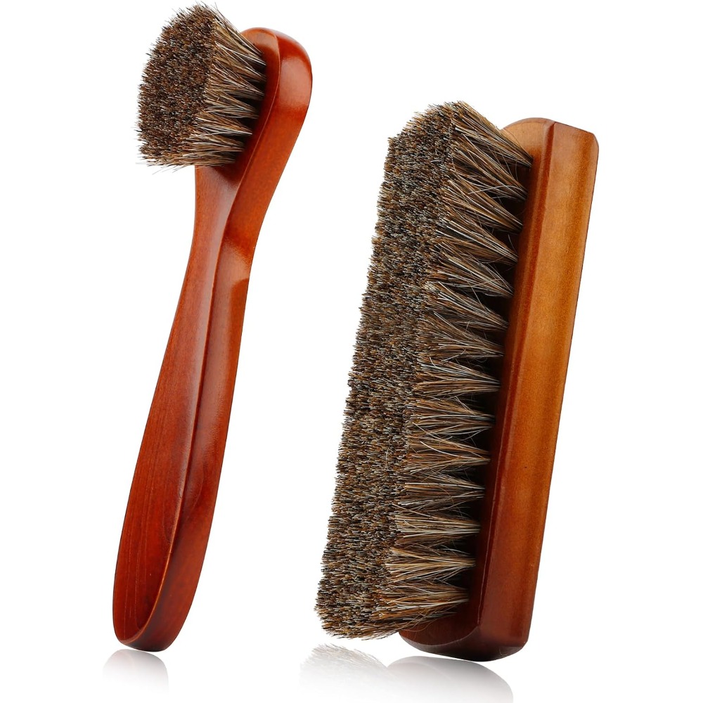 Brushing Boot Horse - Zestaw 2 szczotek do butów z