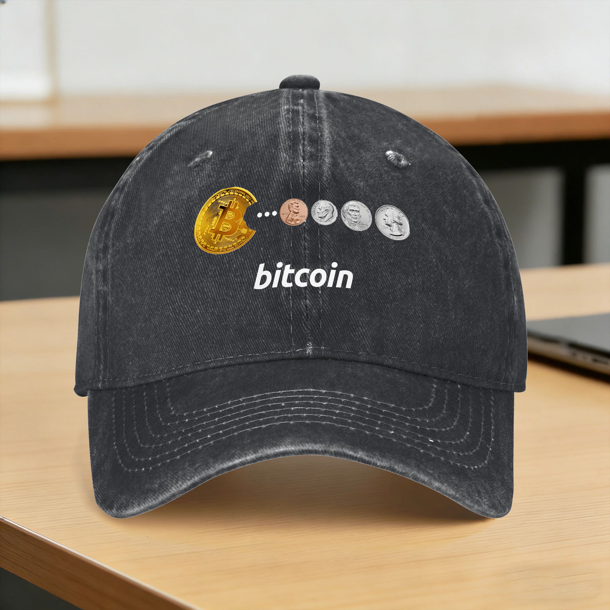 Outdoor Sport Ideas - Czapka z daszkiem Bitcoin Sun Baseball