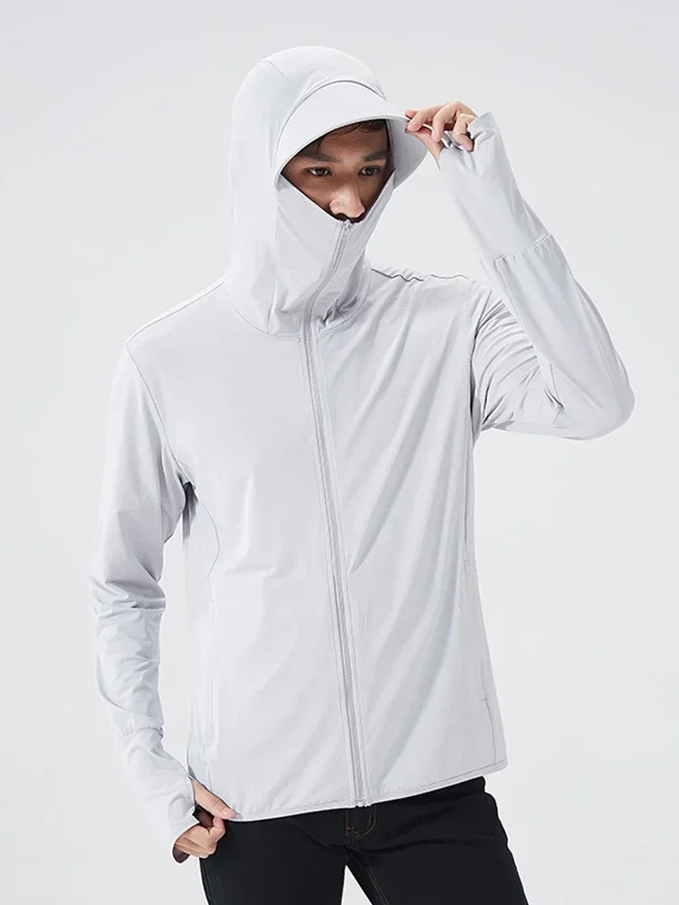Outdoor Sport Windbreaker - Letnia kurtka z kapturem UPF 50+