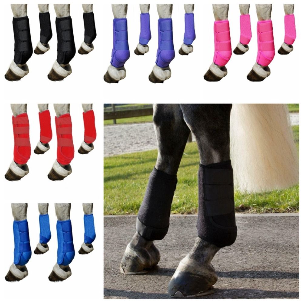 4 szt./zestaw Kolorowe, sporto – Brushing Boot Horse recenzja i cena