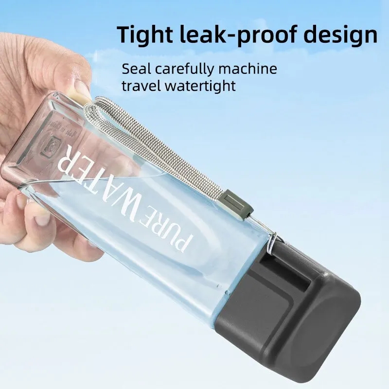 450ml, 1 szt. Przezroczysty kw – Outdoor Sport Glass Water Bottle recenzja i cena