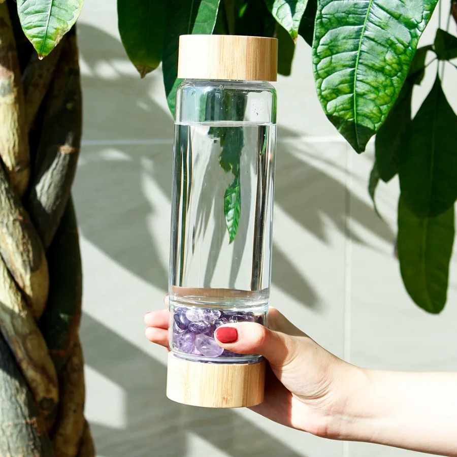 Butelki na wodę z naturalnego  – Outdoor Sport Glass Water Bottle recenzja i cena