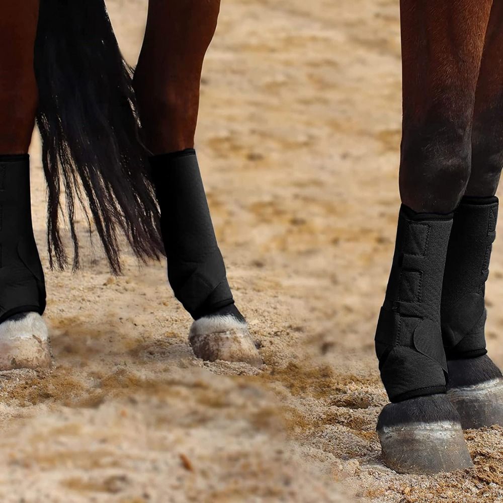 4 szt./zestaw Kolorowe ochrani – Brushing Boot Horse recenzja i cena
