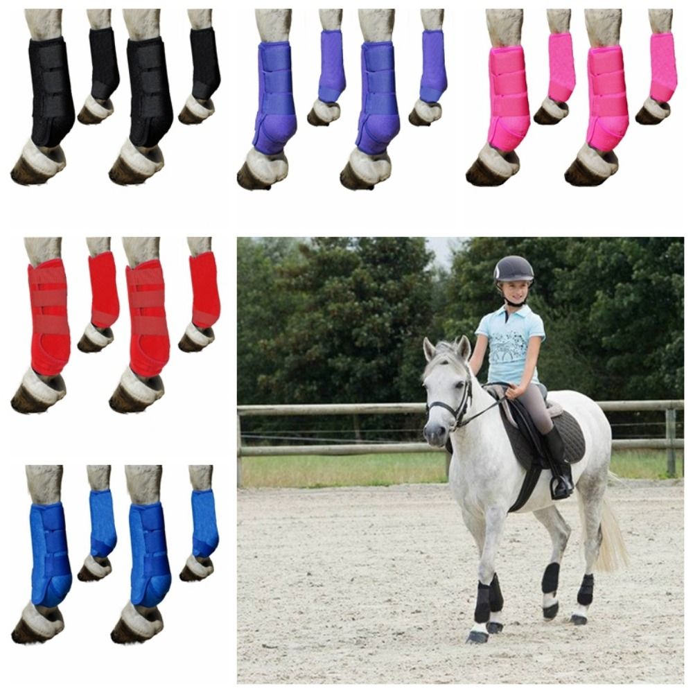 4 szt./zestaw Kolorowe sportow – Brushing Boot Horse recenzja i cena