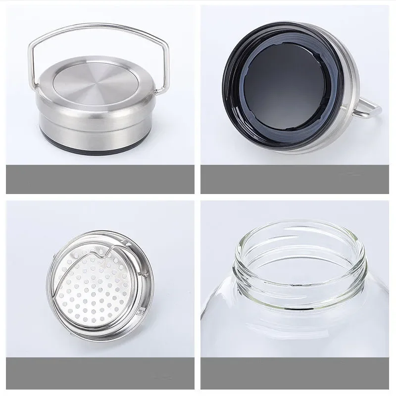 2L szklana butelka na wodę z p – Outdoor Sport Glass Water Bottle recenzja i cena