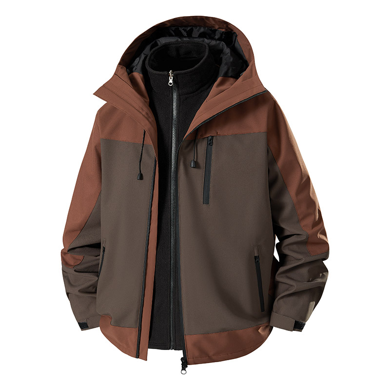 Kurtka męska 3w1 do wędrówek,  – Outdoor Sport Windbreaker recenzja i cena