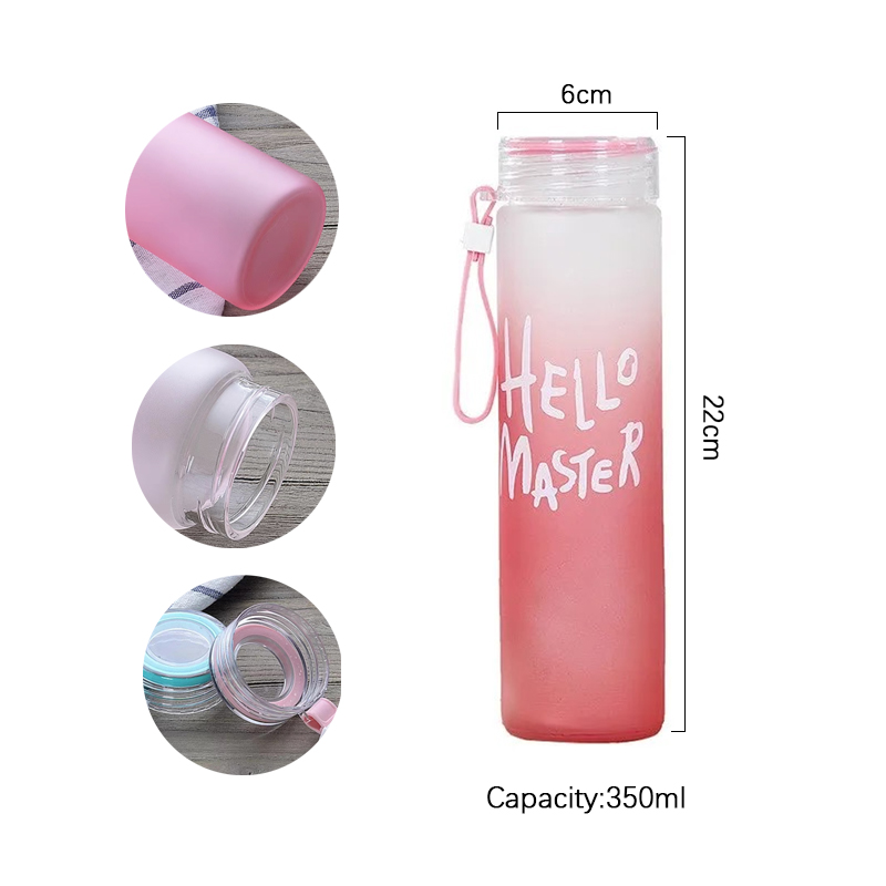 350 ml sportowy silikonowy kub – Outdoor Sport Glass Water Bottle recenzja i cena