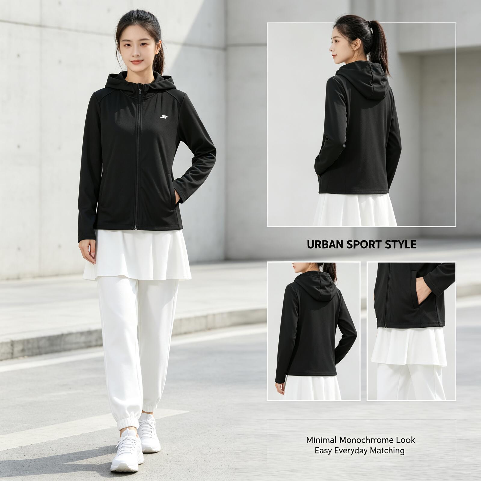 SKECHERS Damska lekka dzianino – Outdoor Sport Jacket Women'S recenzja i cena