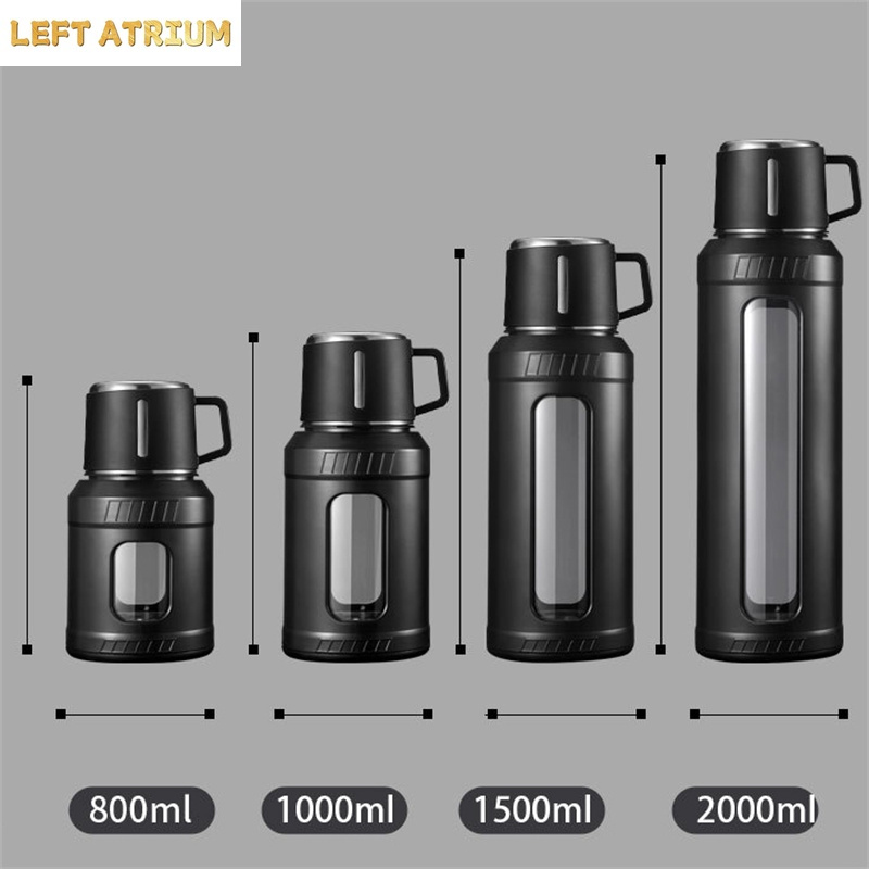 Butelka na wodę o dużej pojemn – Outdoor Sport Glass Water Bottle recenzja i cena