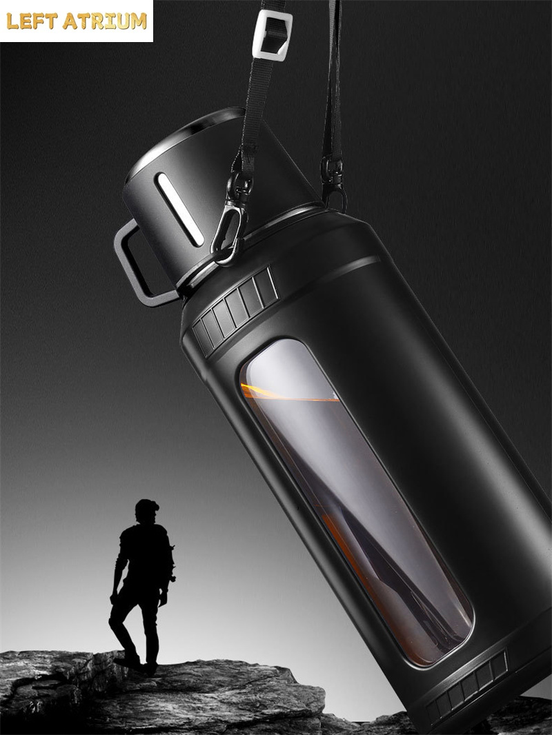 Butelka na wodę o dużej pojemn – Outdoor Sport Glass Water Bottle recenzja i cena